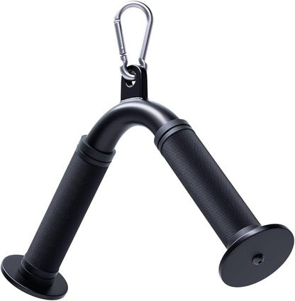 Tricep Press Down V Bar, Cable Machine Attachment Home Gym LAT Pulldown Attachments