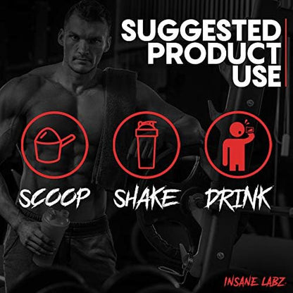 Insane Labz The Surgeon BCAA Recovery Powder - Branched Chain Amino Acid Post Workout Drink for Muscle Recovery - 30 Srvgs (30 Servings (Pack of 1), Fruit Punch)
