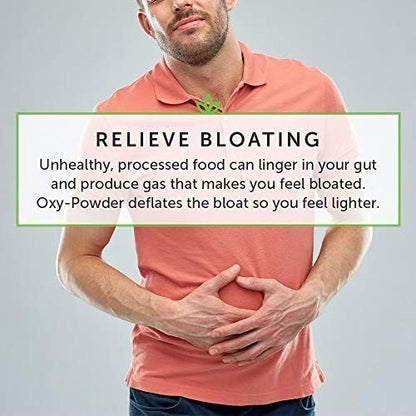 Global Healing Center Oxy-Powder Colon Cleanse Detox - Oxygen Based Safe and Natural Intestinal Cleanser, 120 Count (Pack of 2)