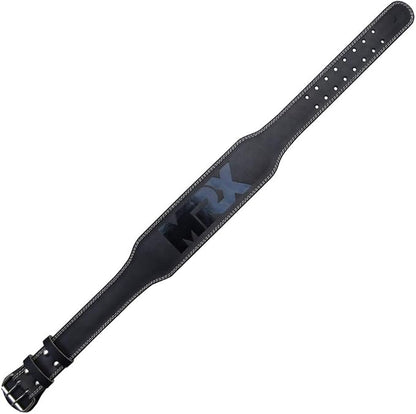 MRX Weight Lifting Belt Genuine Leather - 4 8mm Thick