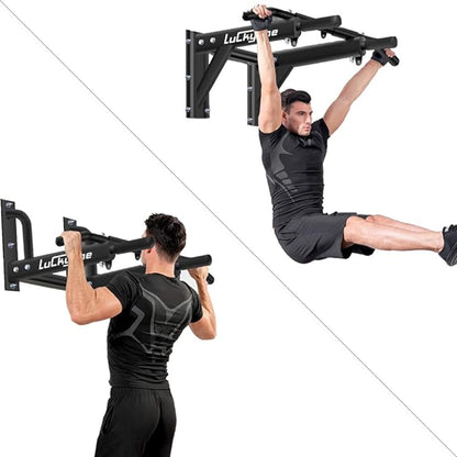 Wall Mounted Pull Up/Chin Up Bar with Bearing 440 Lbs