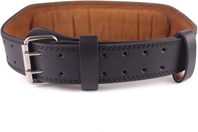Weight Lifting Belt for Fitness Gym-Adjustable Pu Leather