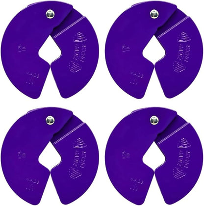 Micro Gainz Dumbbell Fractional 1.25lb Weight Plate, Ideal for Micro Loading, (Choose Color) 4 Piece Fractional Weight Plates, Designed for Dumbbell Training, Made In USA