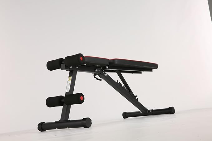 OPPSDECOR Adjustable Weight Bench Set Workout Bench Press
