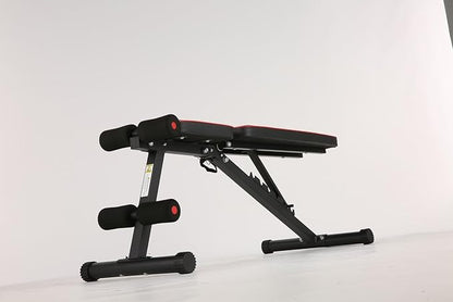 OPPSDECOR Adjustable Weight Bench Set Workout Bench Press