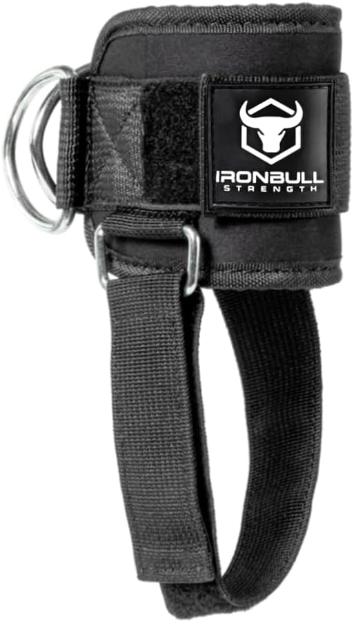 Iron Bull Strength Women's Kickback Ankle Strap for Cable Machines & Resistance Bands: Gym & Home Workout Cuff Attachment for Leg Extensions, Kickbacks, Hip Abductors - Booty Exercises