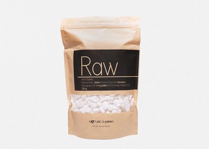 Raw Chalk Bag - Premium Sports Chalk for Rock Climbing, Bouldering, Gym, and Weightlifting - High-Performance Powder for Superior Grip Formula