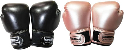 Garneck Kids Boxing Gloves Training Gloves Training Mitts Junior Punch PU Leather Sponge Filled for Toddler and Youth Red