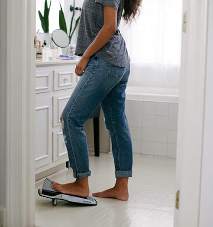 Dorsiflex. Deep calf, foot, and arch stretcher and foot rocker and slant board device for plantar fasciitis, Achilles tendinitis, calf stretching, ankle mobility, toe mobility and heel pain relief.