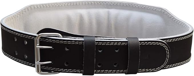 MRX Weight Lifting Belt Genuine Leather - 4 8mm Thick