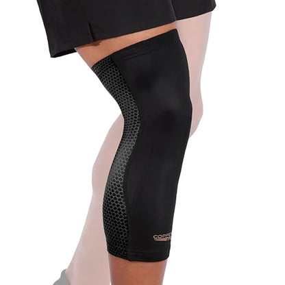 Copper Fit Recovery Knee Compression Sleeve - Breathable, Second Skin Feel - Arthritis, Joint Pain, Circulation - For Men and Women (Medium)