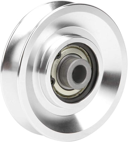 Yctze Aluminium Alloy Pulley, 3 Bearing 75mm, Fitness Exercise Hardware for Cable Machine Gym, Weight Training Equipment Accessories for Home Garage (Diameter 80mm)