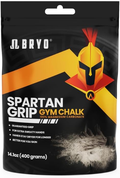 Spartan Grip Loose Chalk Bag Refill - 14.1oz - Premium Sports Chalk for Enhanced Grip - Ideal for Weightlifting, Climbing, Gymnastics, and More