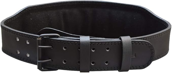 MRX Weight Lifting Belt Genuine Leather - 4 8mm Thick