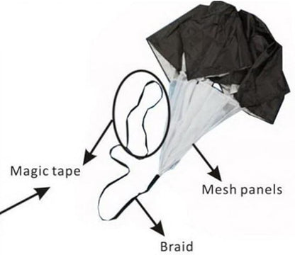 Running Speed Chute Resistance Parachute 56 inch Powerchute