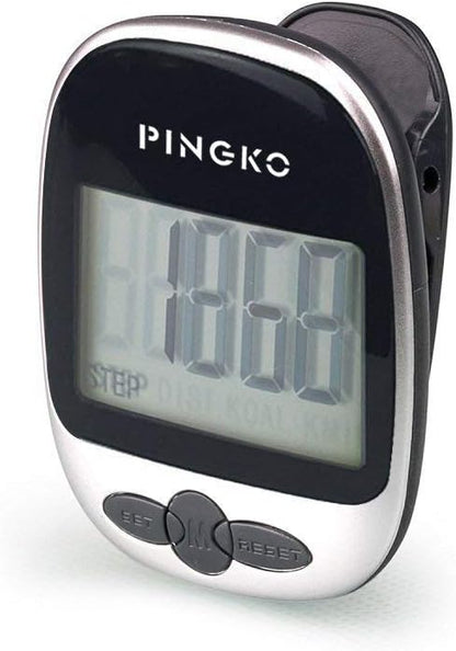 PINGKO Outdoor Multi-Function Portable Sport Pedometer Step/Distance/Calories/Counter