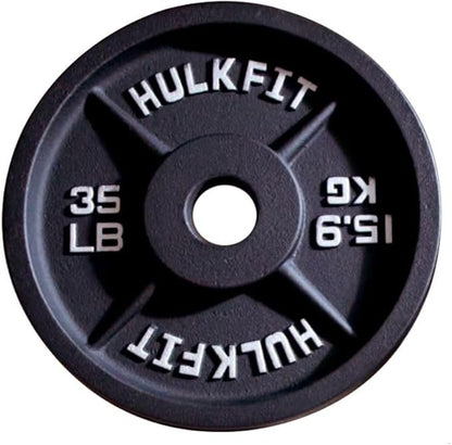HulkFit 2-inch Olympic Steel Weight Plate with Anti-Rust