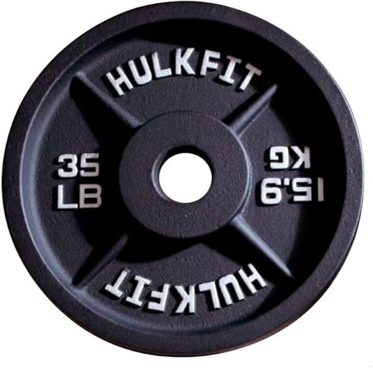 HulkFit 2-inch Olympic Steel Weight Plate with Anti-Rust