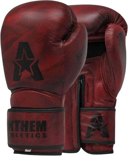 Anthem Athletics Stormbringer Full Grain Leather Boxing Gloves Men Women Muay Thai Gloves 12 oz 14 oz or 16 oz Boxing Gloves