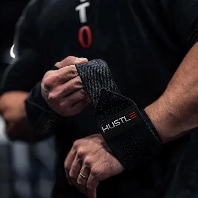 Wrist Wraps for Weightlifting (USPA Approved) - 18" or 12" Premium Quality Weight Lifting Wrist Straps - Best Gym Wrist Wraps with Thumb Loop for Powerlifting & Weight Training for Men & Women