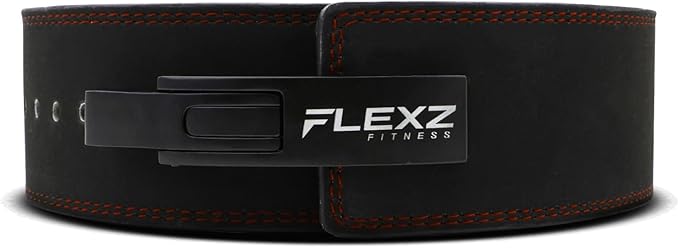Flexz Fitness Lever Weight Lifting Belt Leather - 10MM 13MM 13MM Powerlifting