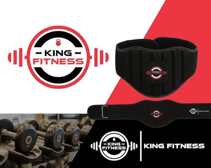 King Fitness Adjustable Weight Lifting Belt with Flexible 7.5 Inch