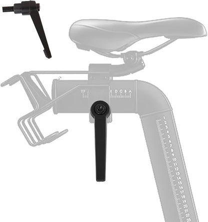 Exercise Bike Horizontal Seat bar Adjustment Lever Replacement parts for peloton Spin Bike Adjuster Handle, Alloy Adjustable Handle Accessories (black 1)