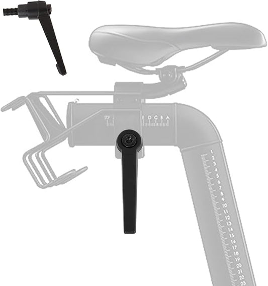 Exercise Bike Horizontal Seat bar Adjustment Lever Replacement parts for peloton Spin Bike Adjuster Handle, Alloy Adjustable Handle Accessories (black 1)