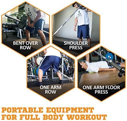 EVERSTRONG Elite Heavy Duty T-Bar Row Olympic Bars 2-inch Olympic
