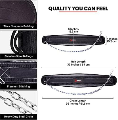 DMoose Dip Belt for Weightlifting