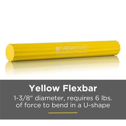 THERABAND FlexBar, Tennis Elbow Therapy Bar, Relieve Tendonitis