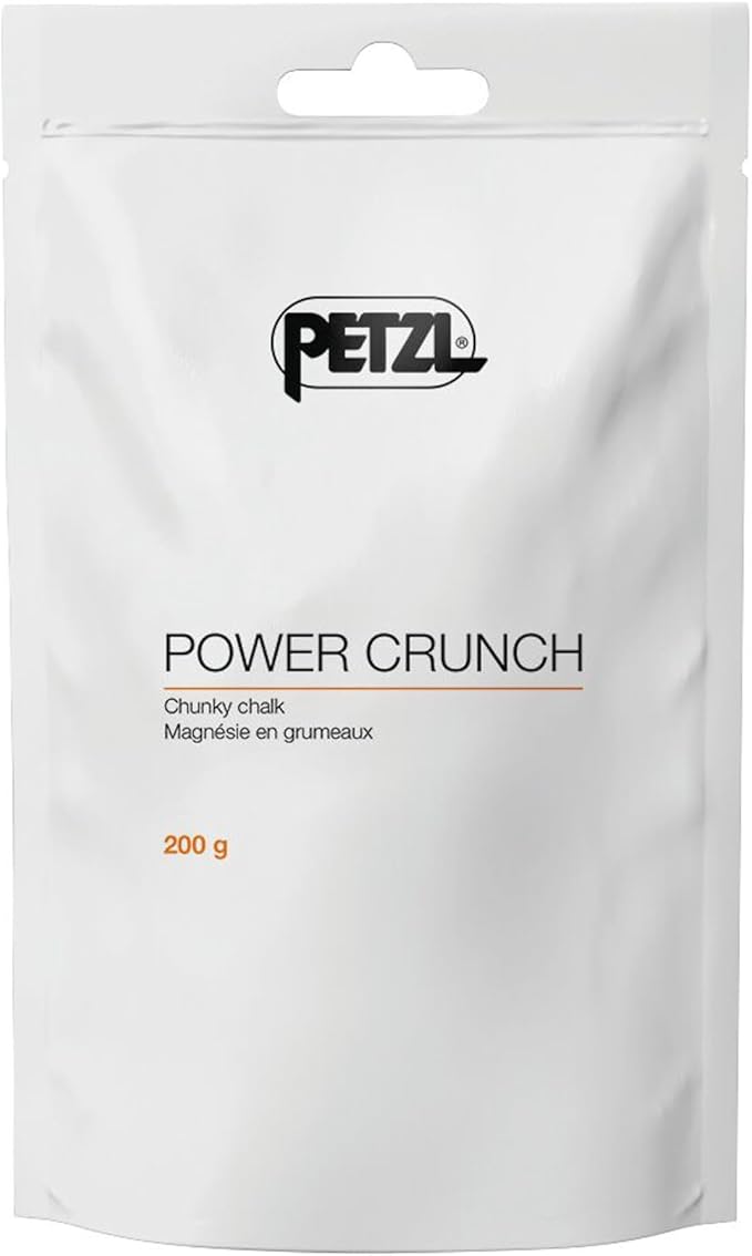 PETZL Power Crunch Chalk - Chunky Loose Chalk for Climbing and Gymnastics