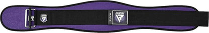 RDX Women Weight Lifting Belt 6.5” Curved Padded