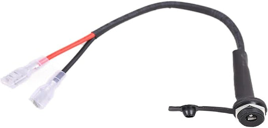 Power Plug Connector Replacement Part with Dust Cover, Compatible with Peloton Fitness Bike Connector Input Line. Not Compatible with Bike Plus