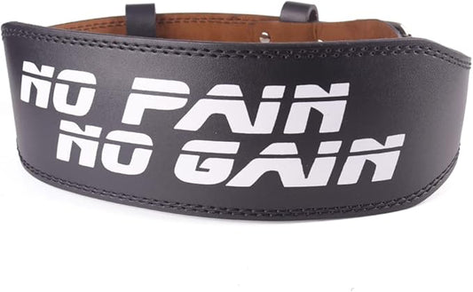 Weight Lifting Belt for Fitness Gym-Adjustable Pu Leather