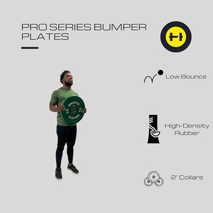 HulkFit 2-inch Pro Series Olympic Style Bumper Weight