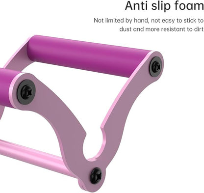 V Bar Landmine Handle Attachment for Barbell Bar, Solid Multi-Grip Landmine Handle Attachment with Non-Slip Rubber Handle, Fits Olympic Bars Strength Training Bars