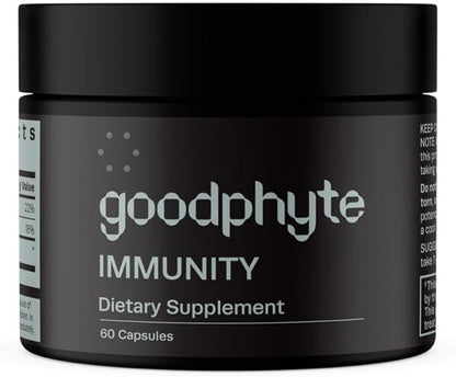| Immunity Dietary Supplement | 60 Capsules | Naturally Occuring Enzymes That Regulate Digestion | Premium All Natural Relief from IBS, Constipation, Bloating, Gas, & Indigestion