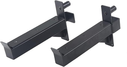 Barbell Safety Catches Squat Rack Safety Arm Spotter 2x2 Power 1" or 5/8" Hole