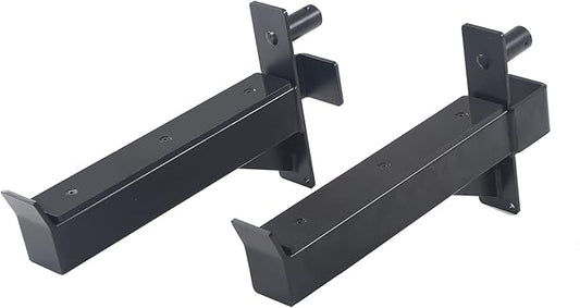 Barbell Safety Catches Squat Rack Safety Arm Spotter 2x2 Power 1" or 5/8" Hole