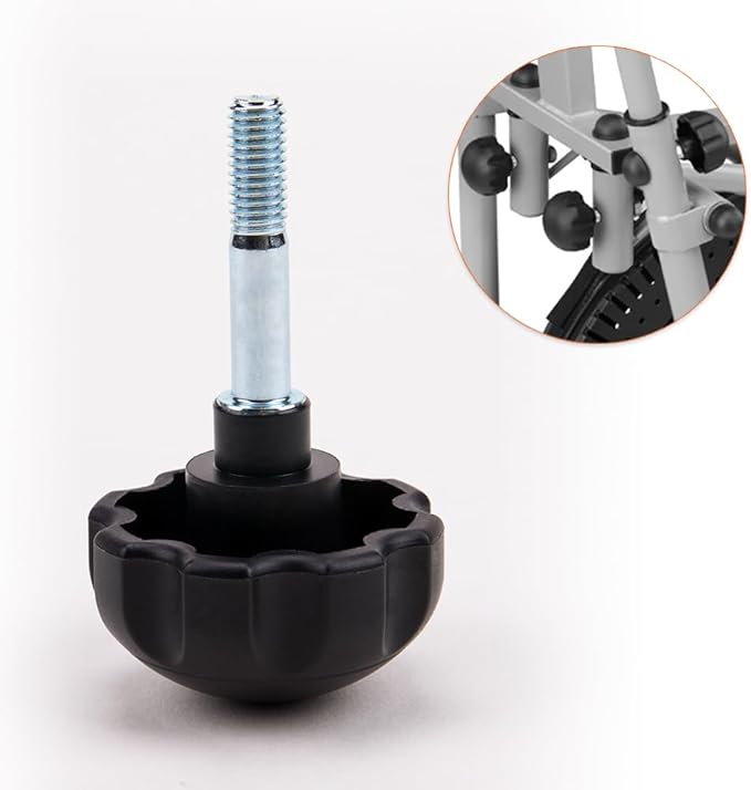 ZORZA 1Pcs Exercise Equipment Knobs Locking Pin Pull up Knobs Plastic Handle Grips for Easy Turning Ideal for Fitness Machine Attachments Bolt Knob Pin Enhance Your Workout Experience