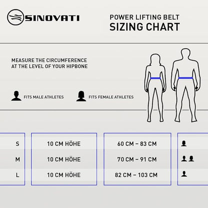 Weight-lifting belt for men with lever buckle 8.5cm / 10cm Height