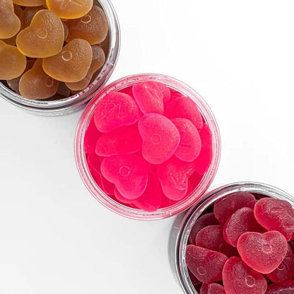 Teami Wellness Gummies Delicious Heart Shaped Gummies for a Balanced Belly, Immune Support and Relaxation Multivitamin Jelly Pack of 3