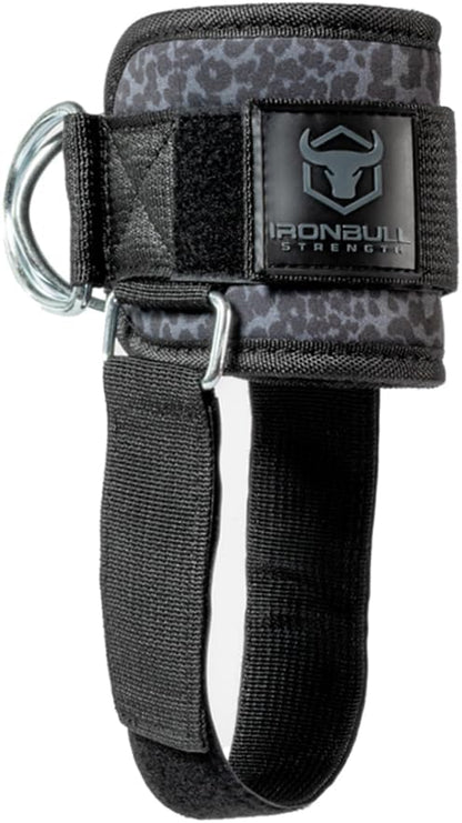 Iron Bull Strength Women's Kickback Ankle Strap for Cable Machines & Resistance Bands: Gym & Home Workout Cuff Attachment for Leg Extensions, Kickbacks, Hip Abductors - Booty Exercises