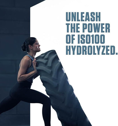 Dymatize ISO100 Hydrolyzed Protein Powder, 100% Whey Isolate Protein, 25g of Protein, 5.5g BCAAs, Gluten Free, Fast Absorbing, Easy Digesting, Cookies and Cream, 5 Pound