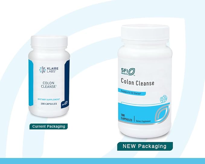 Klaire Labs (Complementary Prescriptions) Colon Cleanse, 100 Capsules