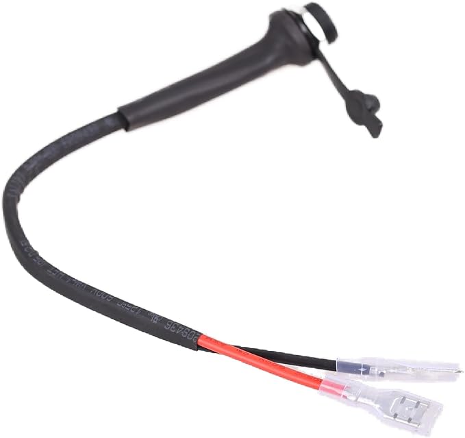 Power Plug Connector Replacement Part with Dust Cover, Compatible with Peloton Fitness Bike Connector Input Line. Not Compatible with Bike Plus