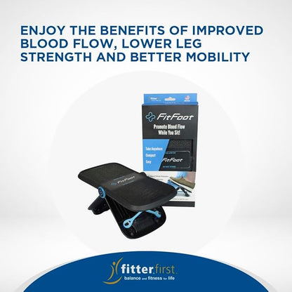 FitFoot by TS Medical - Portable Foot and Leg Exerciser - Exercise at Home or During Travel to Support Circulation, Range of Motion, Mobility and Muscle Tone