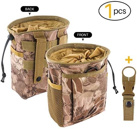 Drawstring Highend Rock Climbing Chalk Bag with a Carabiner Different Pockets for Climbing Bouldering, Gymnastics, Gym Pouch, Cross Fit and Lifting