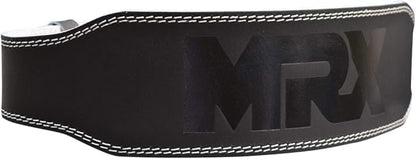 MRX Weight Lifting Belt Genuine Leather - 4 8mm Thick
